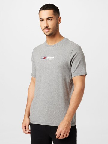 TOMMY HILFIGER - Camiseta funcional en gris: frente