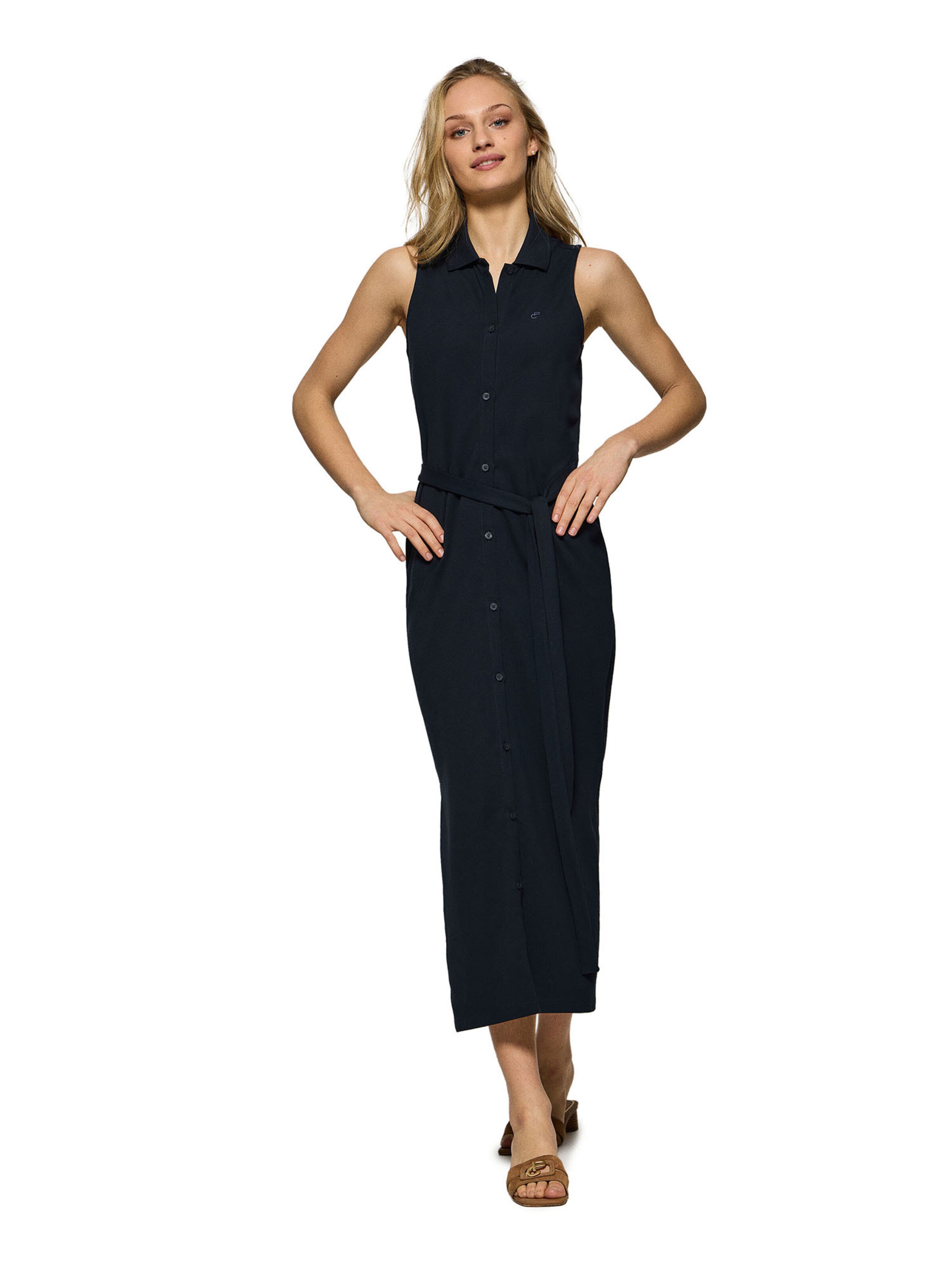 Polo Club Blusenkleid in Blau: Vorderseite