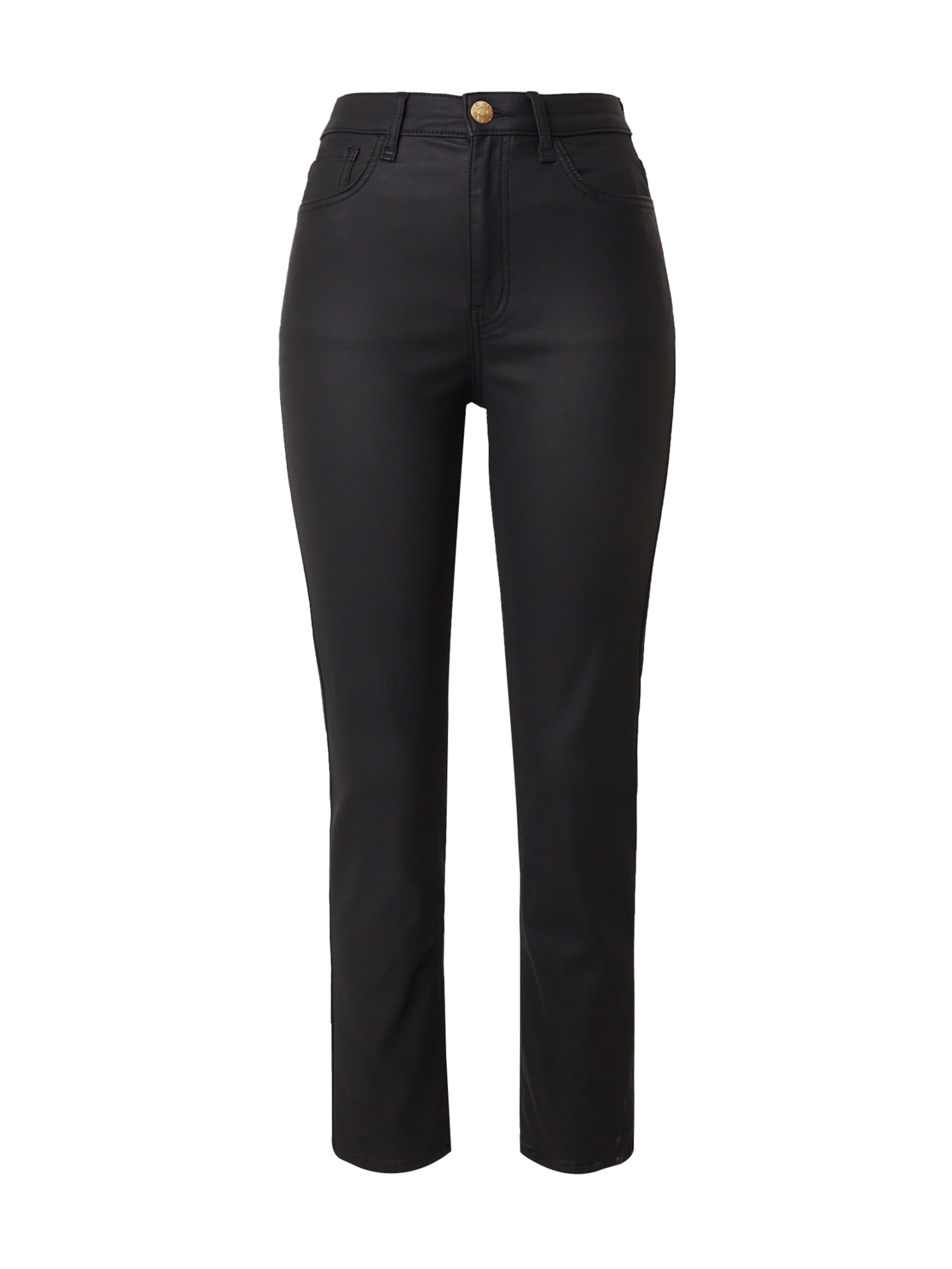 River Island Slimfit Farkut värissä musta: etupuoli