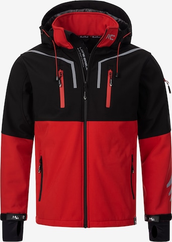 Rock Creek Outdoorjacke in Rot: Vorderseite