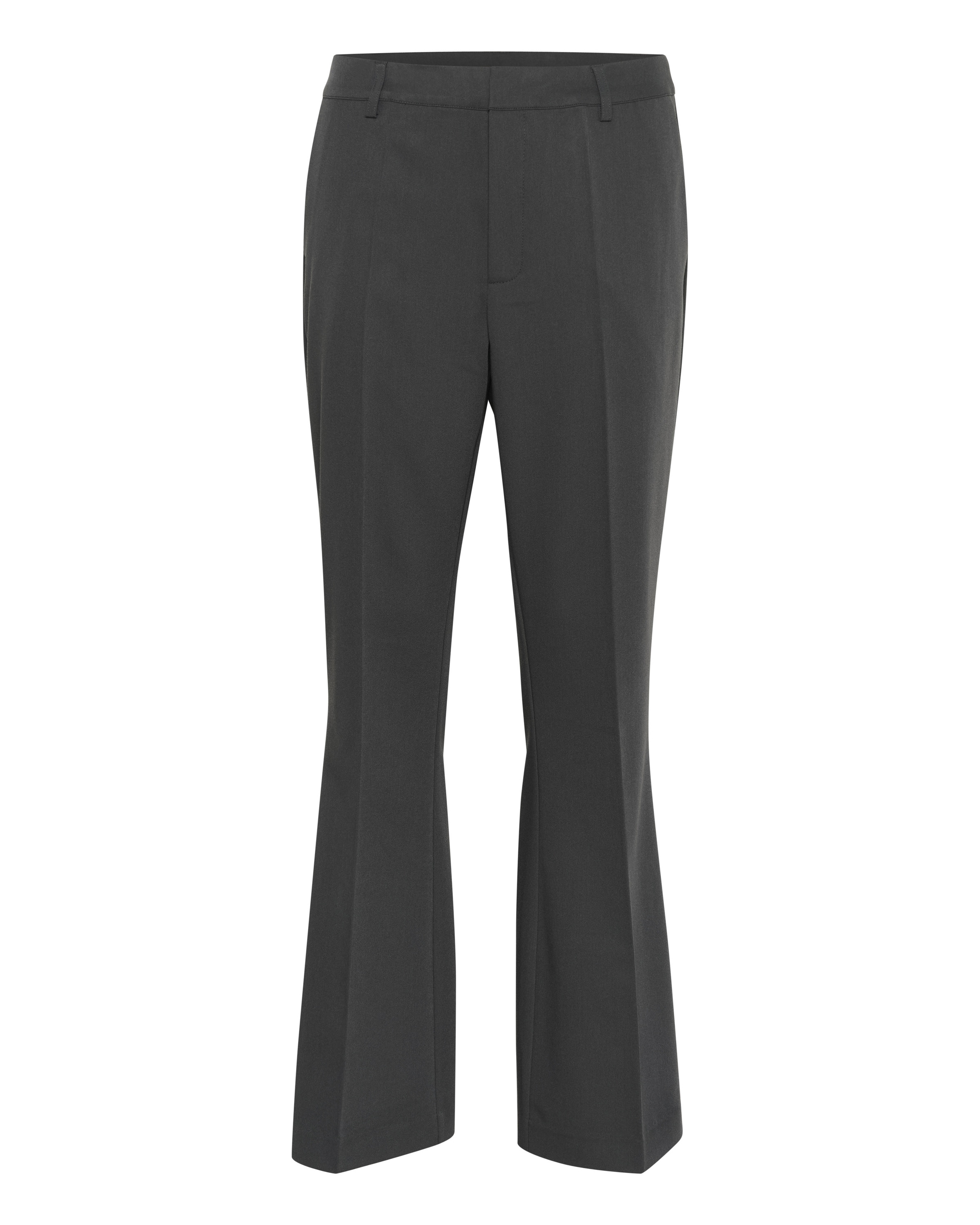 Kaffe Bootcut Kalhoty s puky 'Sakura' – černá: přední strana