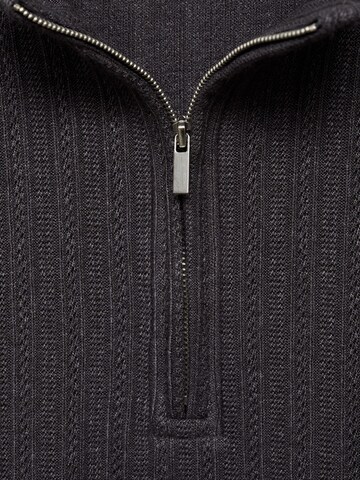 MANGO Sweater 'POINTEL' in Grey