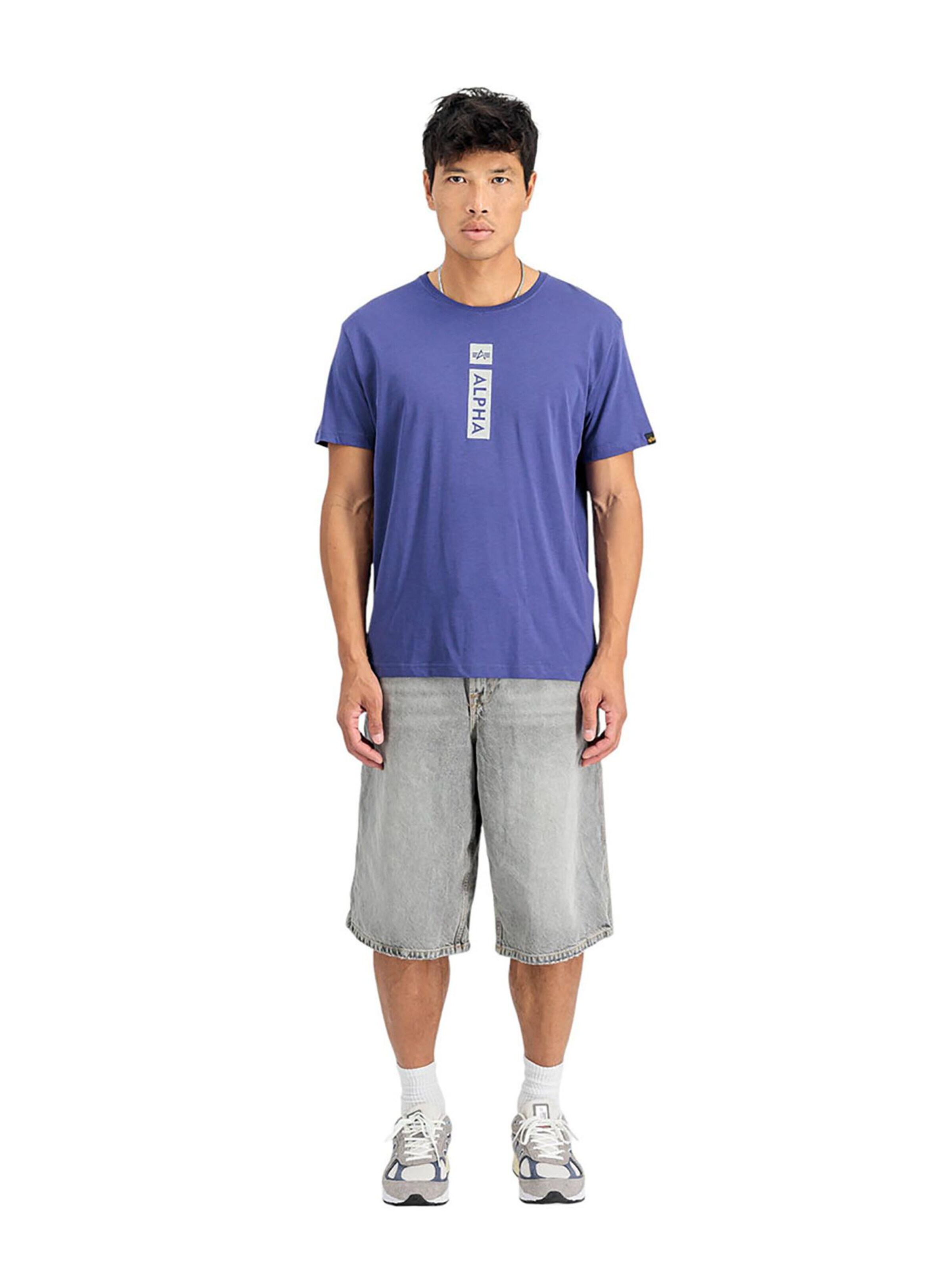 ALPHA INDUSTRIES Shirt 'Alpha PP' in Lila