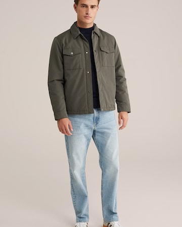 Geacă de primăvară-toamnă de la WE Fashion pe verde