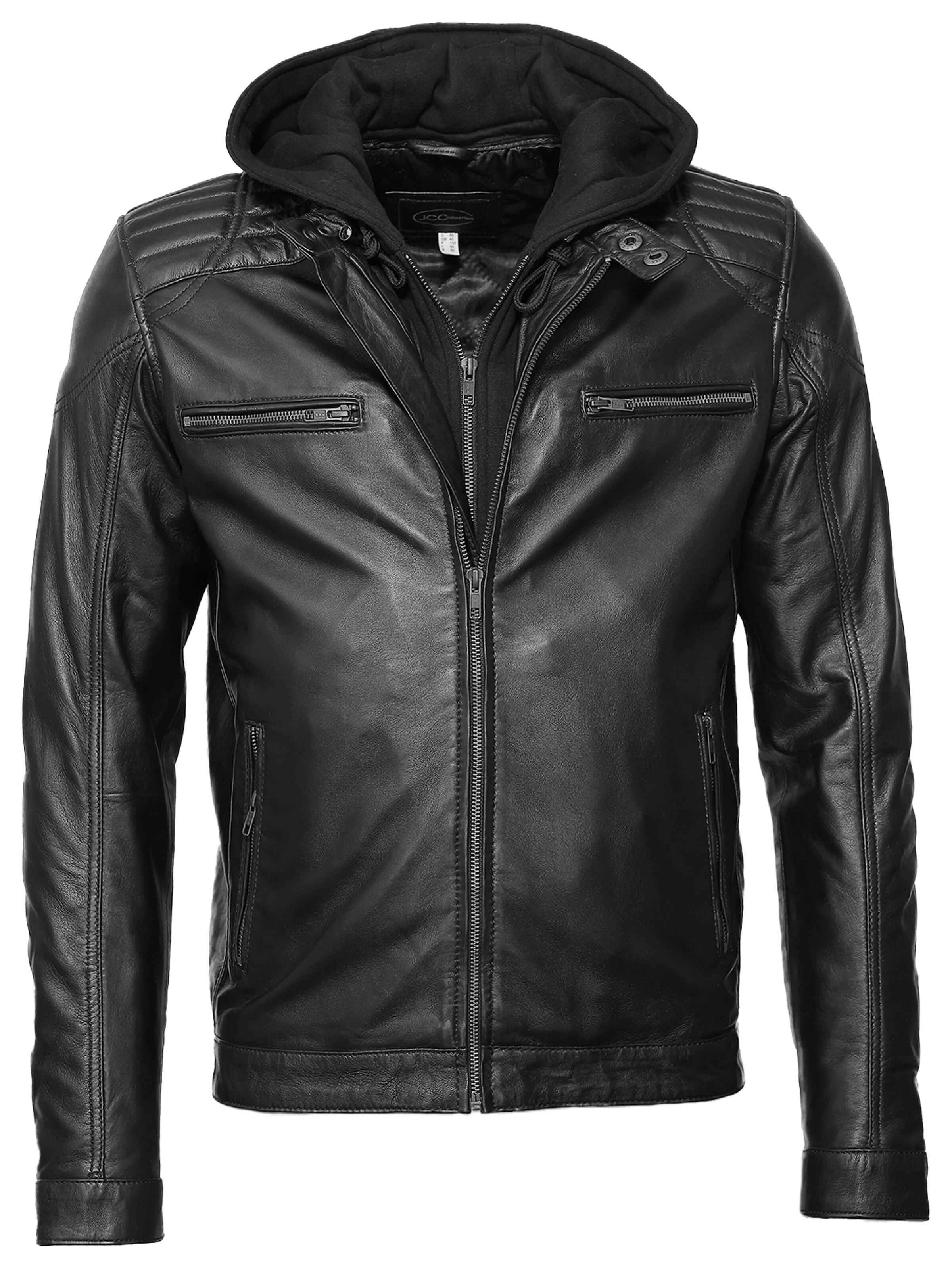 JCC Tussenjas in Zwart: voorkant