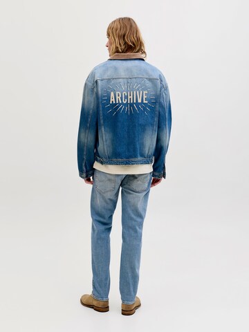 JACK & JONES Slimfit Jeans 'JJIMIKE JJORGINAL' in Blauw