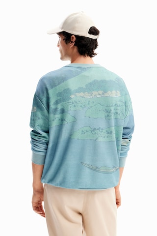 Sweat-shirt Desigual en bleu