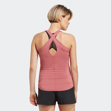 rožinė ADIDAS PERFORMANCE Sportiniai marškinėliai be rankovių 'Aeroready Essentials': priekis
