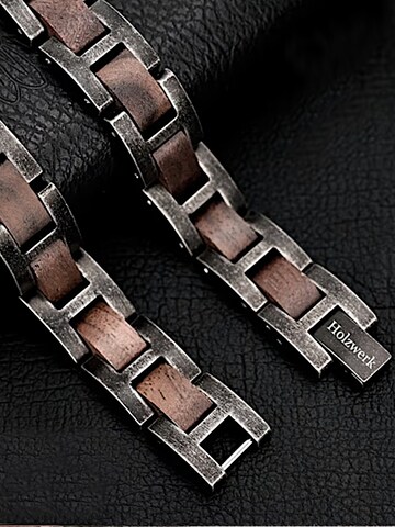 Bracelet 'Maschsee' Holzwerk en gris