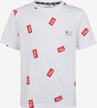 FILA T-Shirt 'Tespe' in rot / weiß, Produktansicht