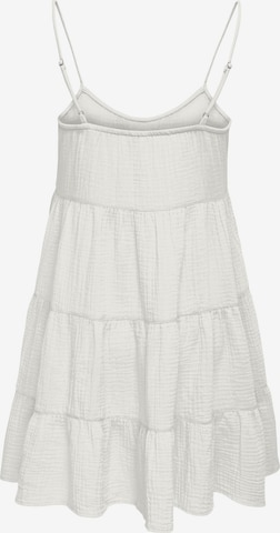 Robe d’été 'THYRA' ONLY en blanc