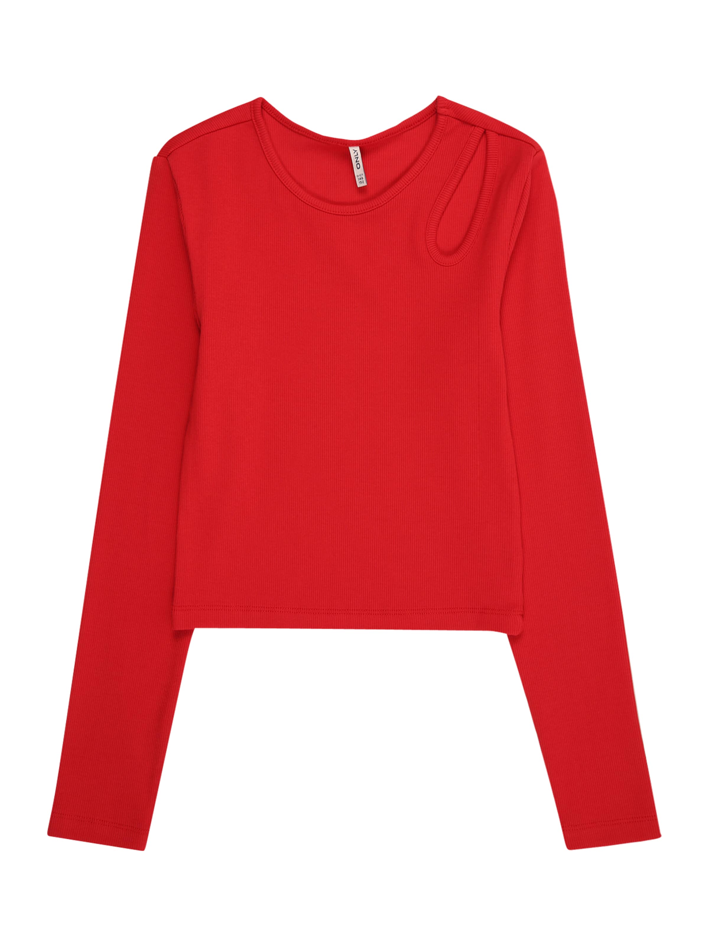 ONLY GIRLS Μπλουζάκι 'KOGNESSA' σε κόκκινο: μπροστά