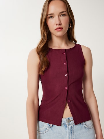 Happiness İstanbul Vest, värv punane