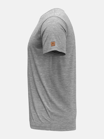 FORSBERG Shirt 'Finnson T-Shirt mit Brustlogo' in Grey