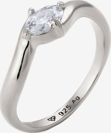 Bague ELLI en argent : devant