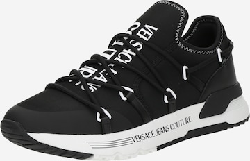 Sneaker bassa 'DYNAMIC' di Versace Jeans Couture in nero: frontale