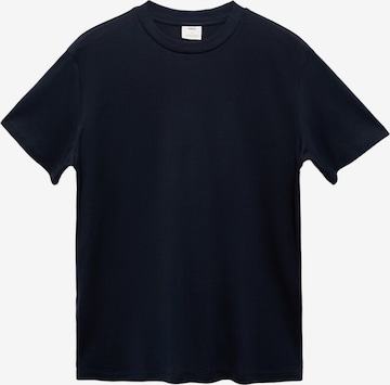 MANGO MAN T-Shirt 'BELLOW' in Blau: Vorderseite