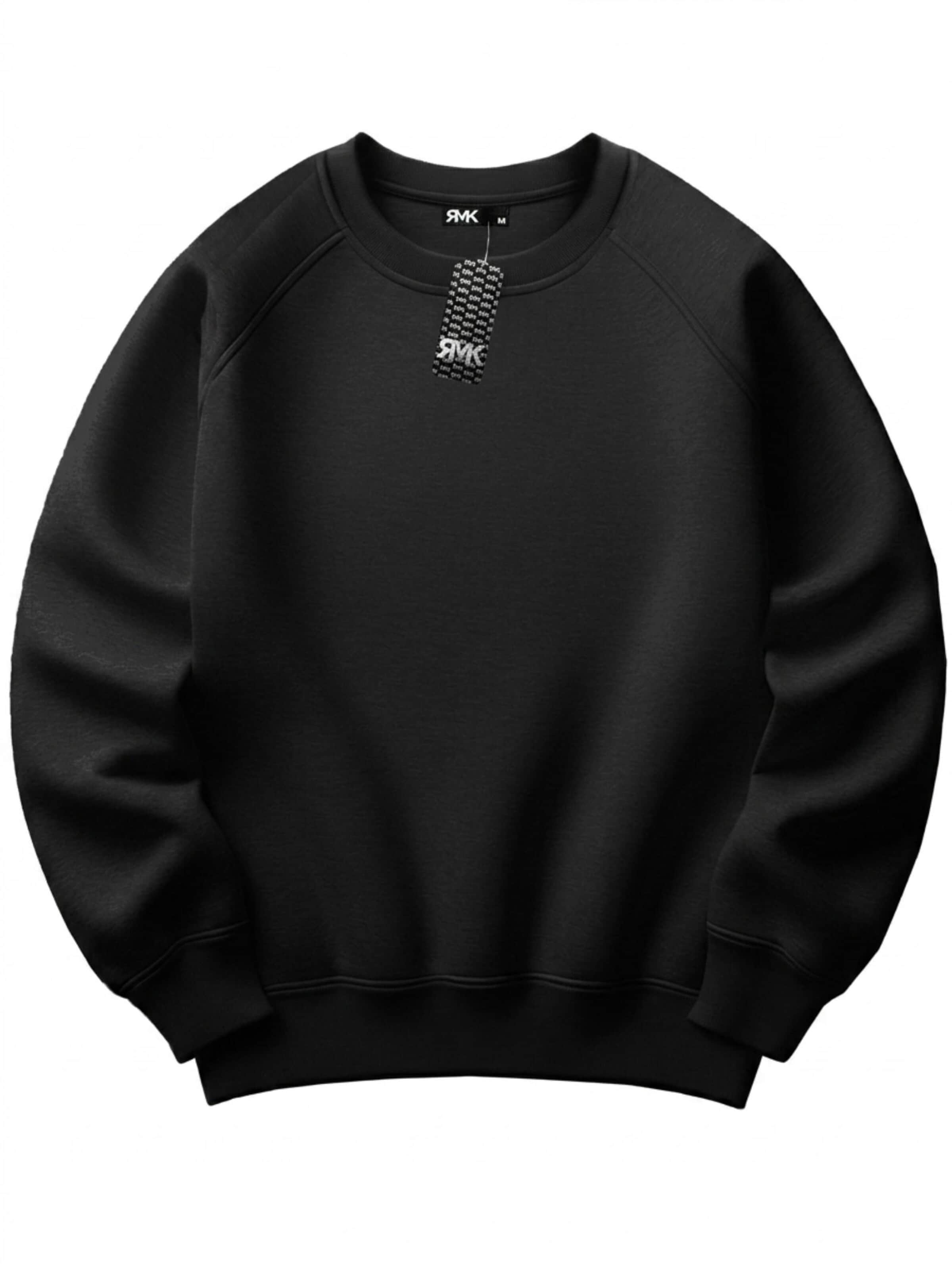 RMK Sweatshirt‌‌‌‌‌ in Schwarz: Vorderseite