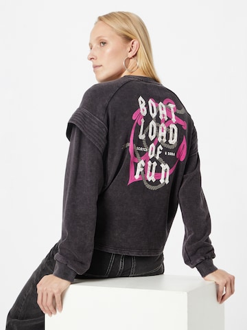 SCOTCH & SODA Sweatshirt i svart