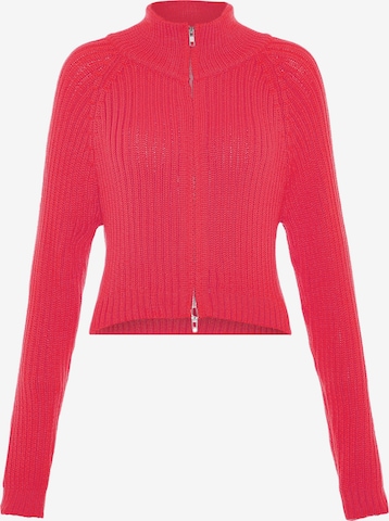 Cardigan MYMO en rose : devant