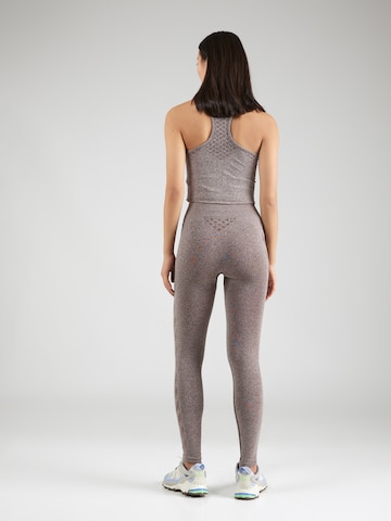 Hummel Skinny Sportbroek 'Ci' in Bruin