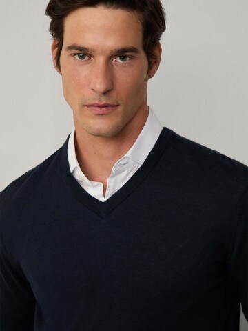 Hackett London Pullover in Blau
