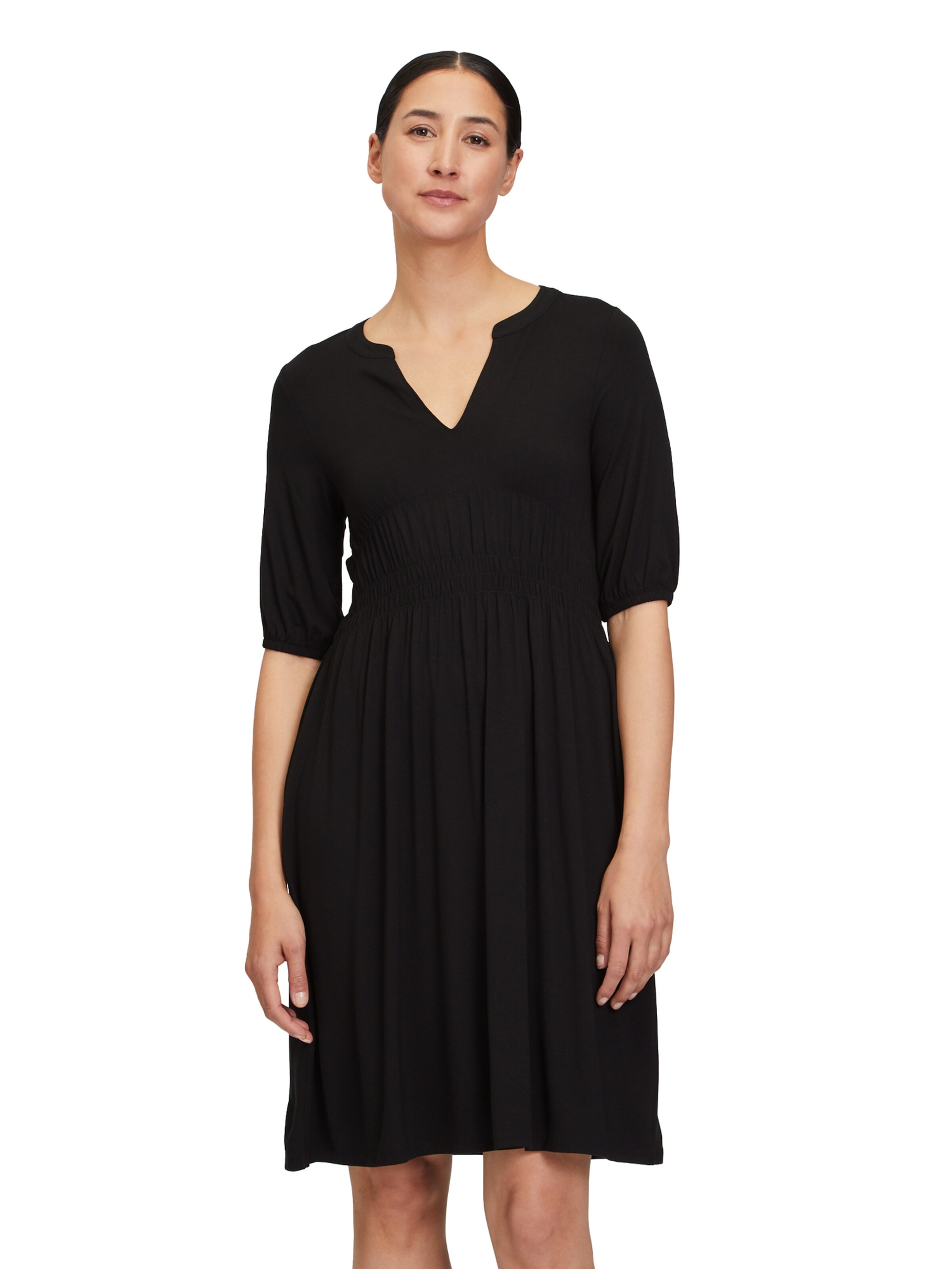 Cartoon Jurk in Zwart: voorkant