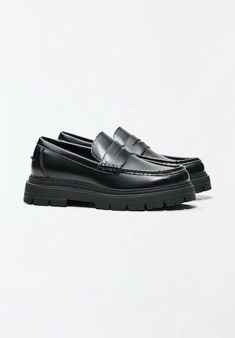 Bershka Slip-ons in Black