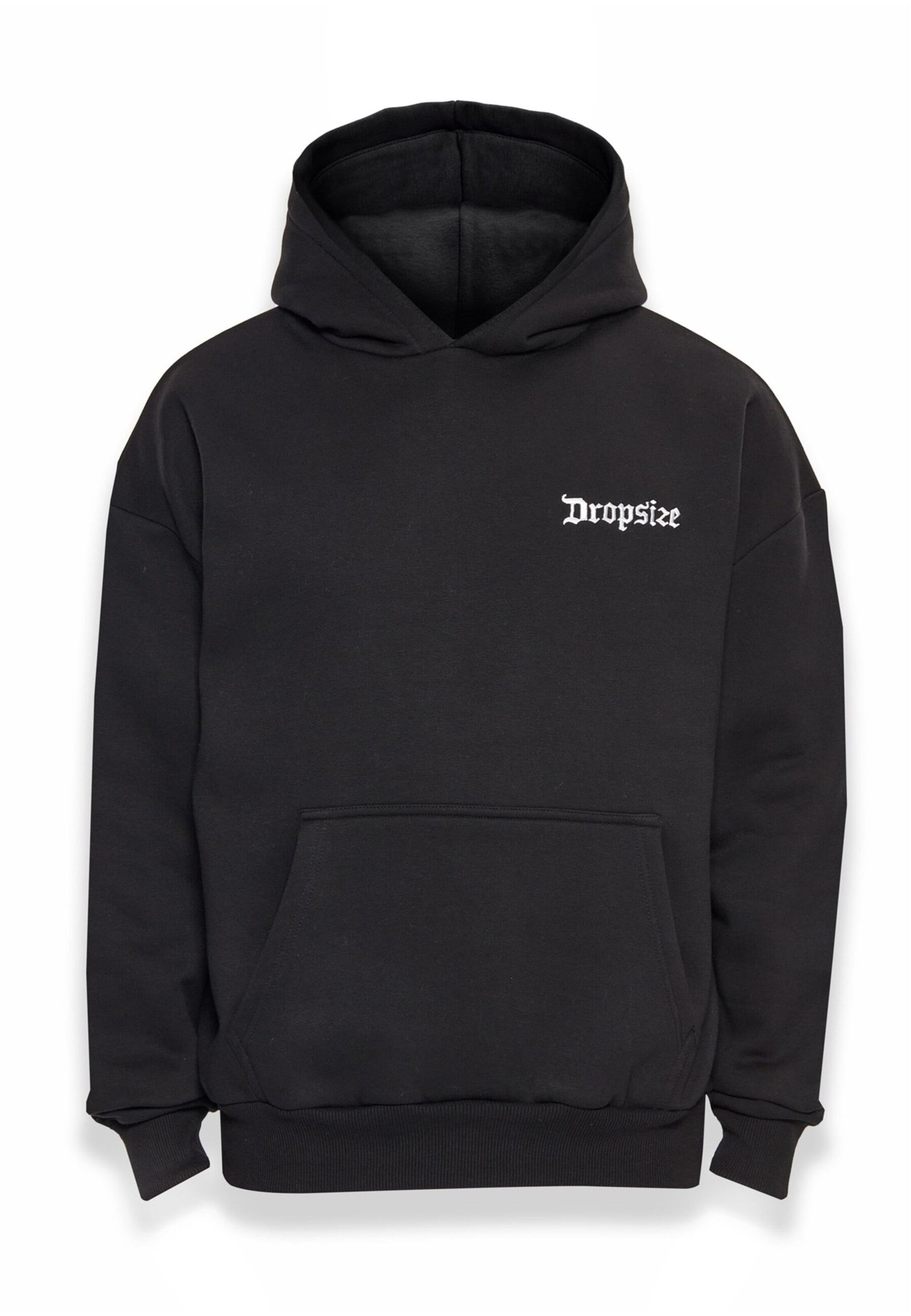 Dropsize Sweatshirt in Schwarz: Vorderseite