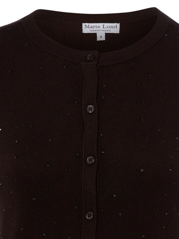 Marie Lund Gebreid vest in Bruin