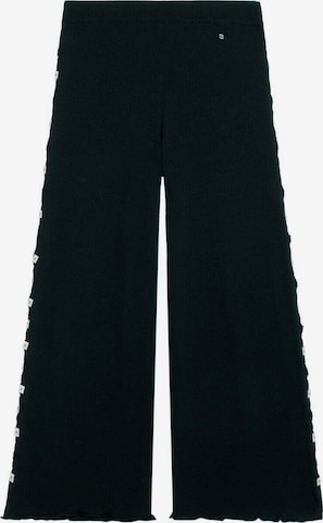 Largi Pantaloni de la Scalpers pe negru: față