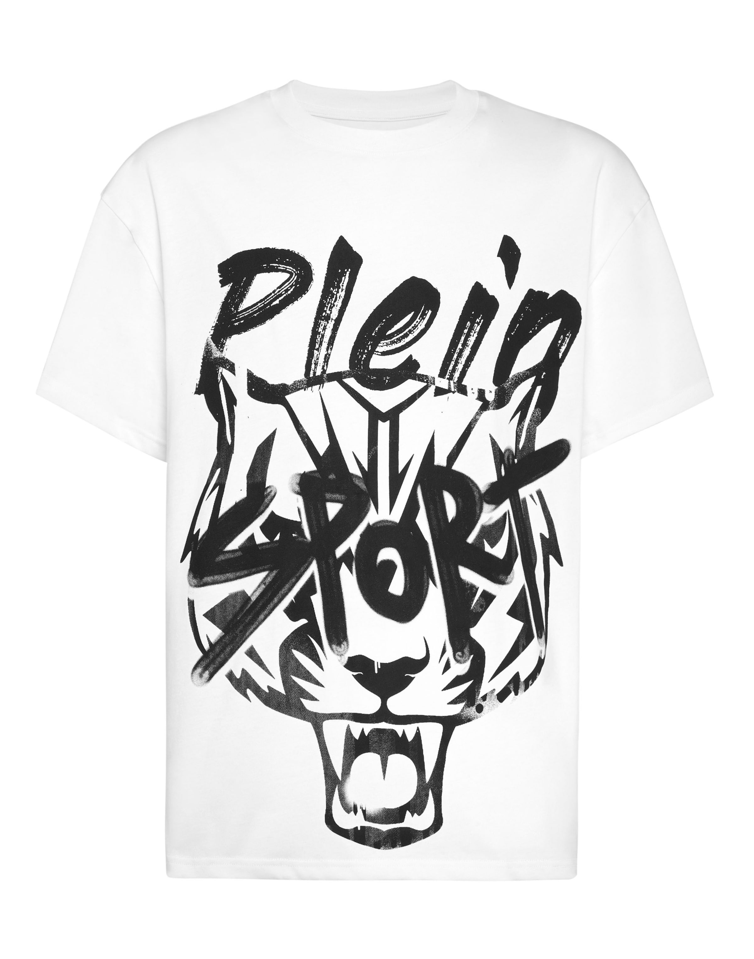 Maglietta di Plein Sport in bianco: frontale