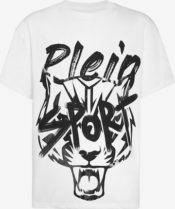 Maglietta di Plein Sport in bianco: frontale