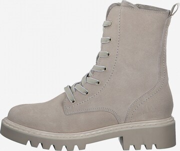 TAMARIS Lace-Up Ankle Boots in Beige