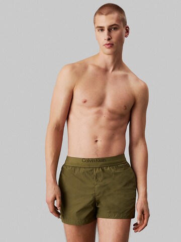 Calvin Klein Swimwear Swimming shorts in Green: front