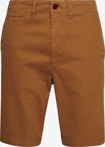 Superdry Slim fit Chino Pants in Bronze: front