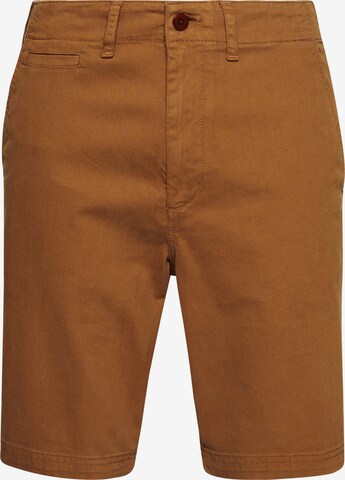 Pantalon chino Superdry en bronze : devant