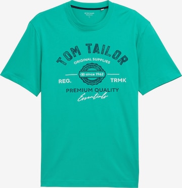 TOM TAILOR Футболка в Зеленый: спереди