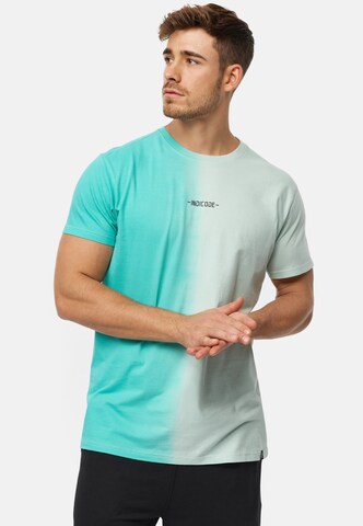 T-Shirt 'INGibs' INDICODE JEANS en vert : devant