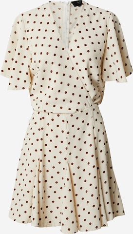 AX Paris Dress in Beige: front