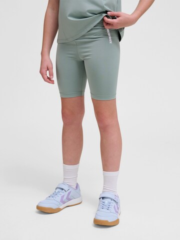 Hummel Skinny Leggings i grøn: forside