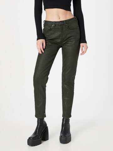 SCOTCH & SODA Slimfit Jeans in Groen: voorkant