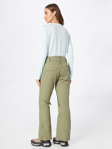 Regular Pantalon outdoor 'BACKYARD' ROXY en vert