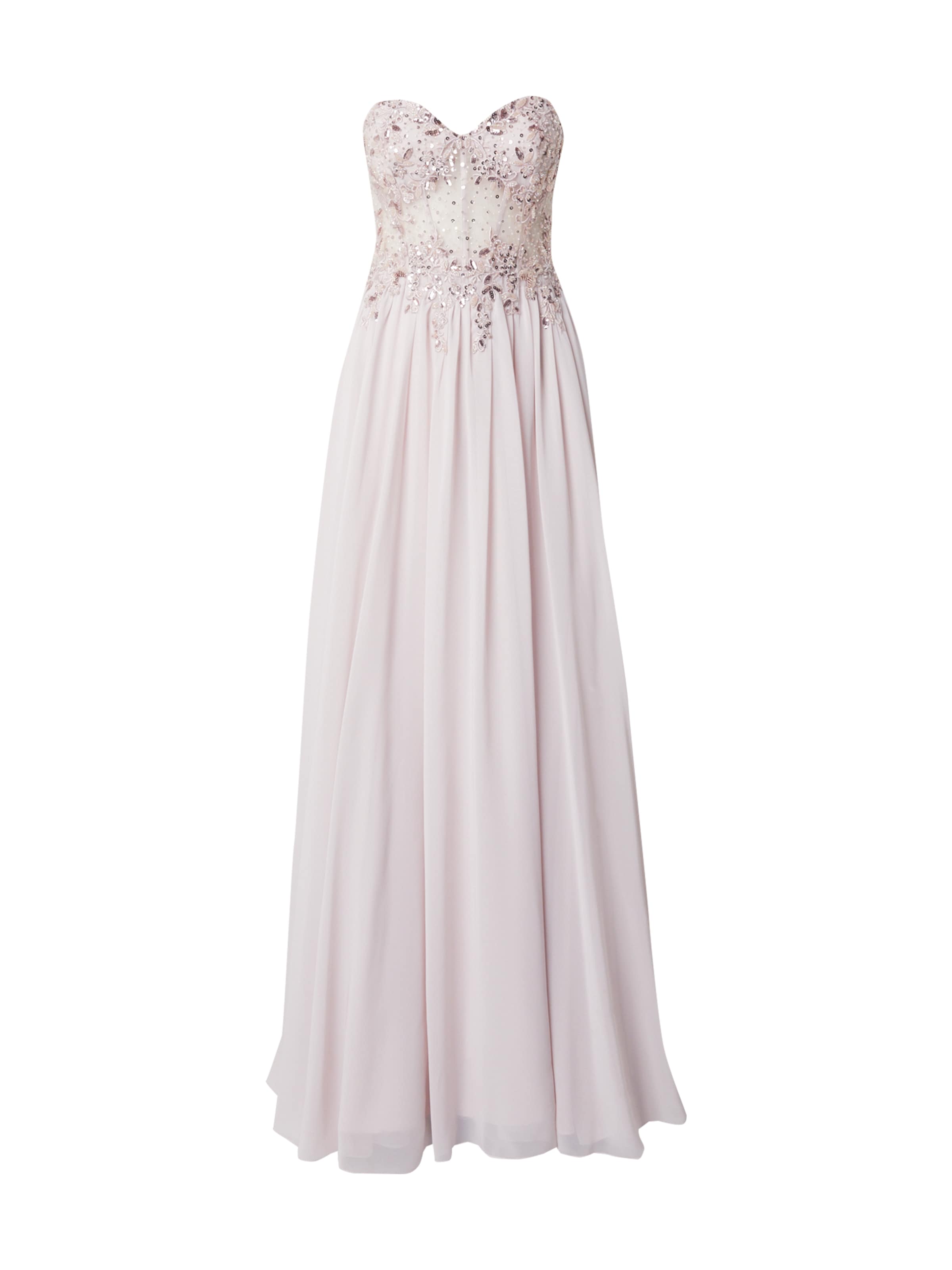 Unique Evening dress in Beige: front