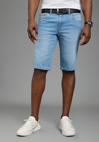 DELMAO Regular Jeans in Blue