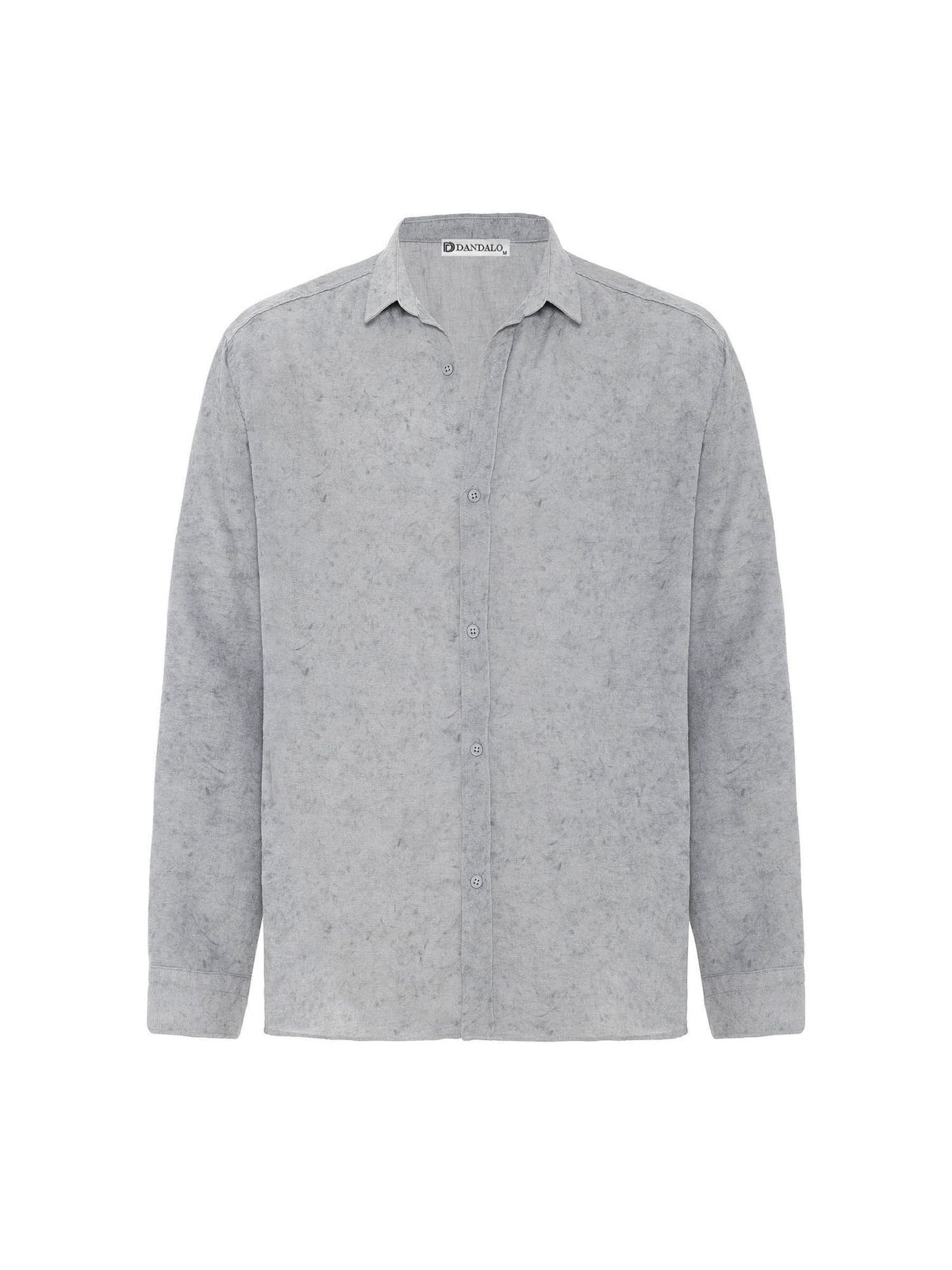 Dandalo Comfort fit Overhemd in Grijs: voorkant