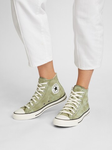 CONVERSE Sneakers hoog 'Chuck Taylor All Star' in Groen: voorkant