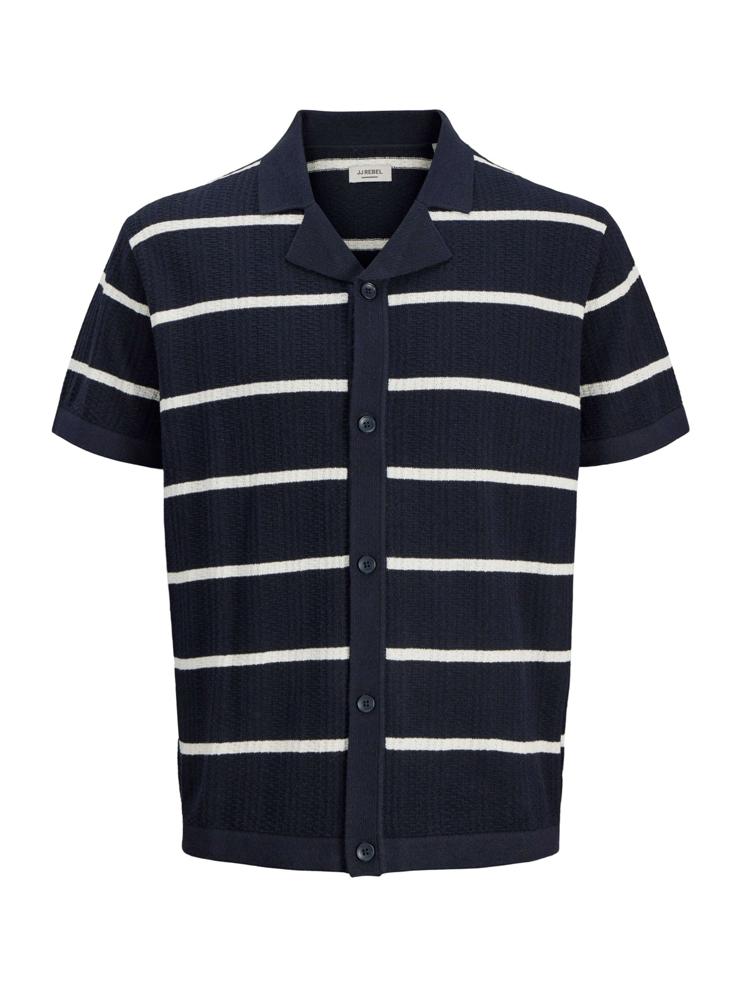 Vestes en maille 'JREBSTANCE' JJ Rebel en bleu : devant