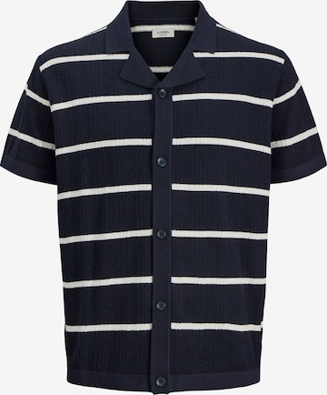 Vestes en maille 'JREBSTANCE' JJ Rebel en bleu : devant