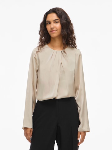 VILA - Blusa 'VIElmina' en gris: frente